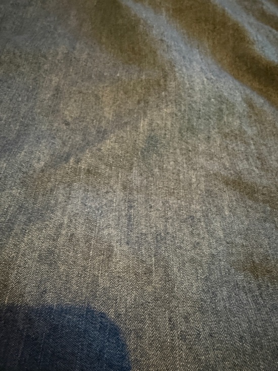 Embroidered Off-Shoulder Chambray Tunic Top - Blue 3X - Picture 7 of 7